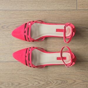 Forever 21 - Red Pointy Flat Sandals